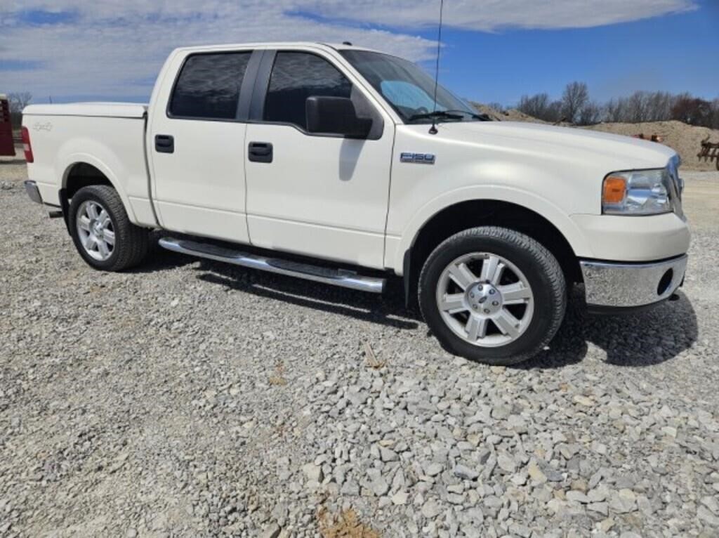 2007 Ford F150 4x4 Lariat W/5.4 V8, automatic,