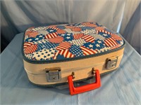 Red, White & Blue Suitcase