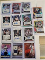 NFL AUTOGRAPH AND MEM CARDS