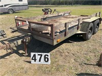 6 by 13 Tandem Axle Trailer with Title
