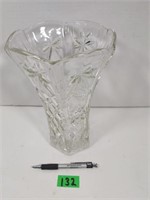 Large Crystal vase (10" high)