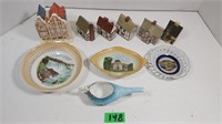 Souvenir Plates & Village House Ornaments