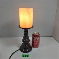 Lamp with Onyx Stone Shade (12.5" high)