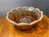 Fenton Opalescent Grape Dish