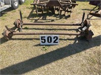Pair of mobile home axles