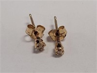 14K REAL DIAMOND EARRINGS