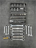 Stanley Socket Set w/ Various Wrenches