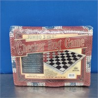 Rug Game  Checkers & Tic-Tac-Toe 28" x 28"