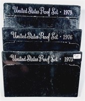 1973, 1976 & 1979  US. Mint Proof sets