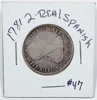 1781  Spanish 2 Reale   G
