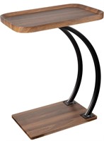 $93 C Shaped Wooden top Side end Table