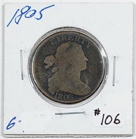 1805  Large Cent   G