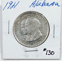 1921  Alabama  Comm. Half Dollar   AU