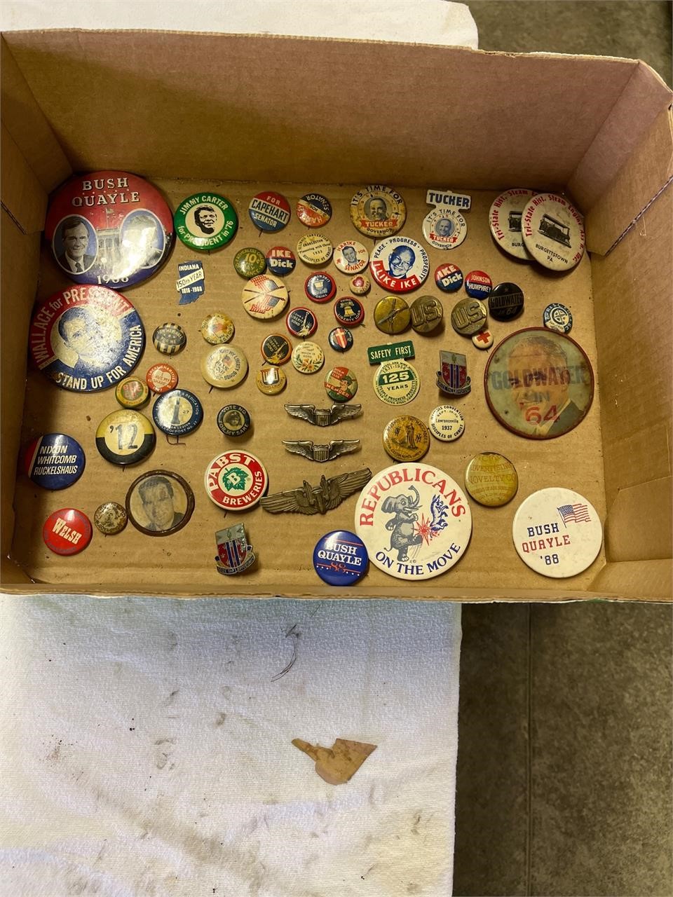 Over 100 Political pins