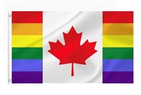 Canadian pride flag, 3’ x 5’