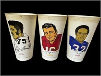 Len Dawson/ Joe Greene/ OJ Commerative NFL Cups