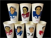 Set of 7 NFL Commerative Collector Cups
