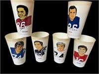 Set of 6 NFL Commerative Collector Cups