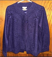 Vintage Cardigan sweater, size medium