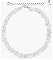 White surfer shell necklace 16”-18”