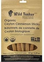 Wilde Tusker organic Ceylon cinnamon sticks