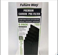 Future way carbon air purifier filter, 6 pk