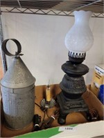 POT BELLY STOVE LAMP, MISC