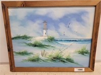 FRAMED OCEAN SCENE