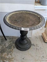 METAL BIRD BATH