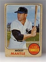 1968 Topps Mickey Mantle #280 Creases