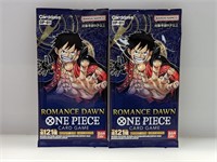 (2) One Piece Japanese Romance Dawn One Piece Pack