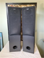 Set of Two Sony Floor Speakers