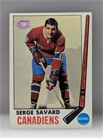 1969-70 Topps Hockey Serge Savard ROOKIE Canadians