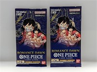 (2) One Piece Japanese Romance Dawn One Piece Pack