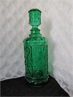 Vintage made in Italy MCM Green Decanter Bottle