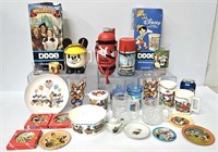 Disney Vintage Drink & Plate Lot