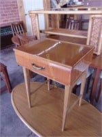 Petite Laqured Telephone Table With Drawer