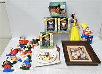 Snow White & 7 Dwarfs Lot - Clock, Gel, Wall, Doll