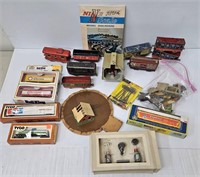 Vintage Toy Train Lot - Tyco, Tin Trains, Acces