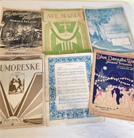 Sheet Music w/ Great Front Covers  (A)