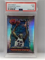 1994 Topps Finest Refractor Shaquille O'Neal PSA 7