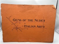 Antique gems of the nude in Italian art book