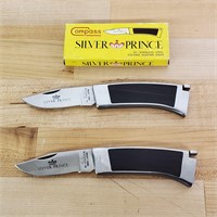 Lot Of 2 Vintage Silver Prince Knives
