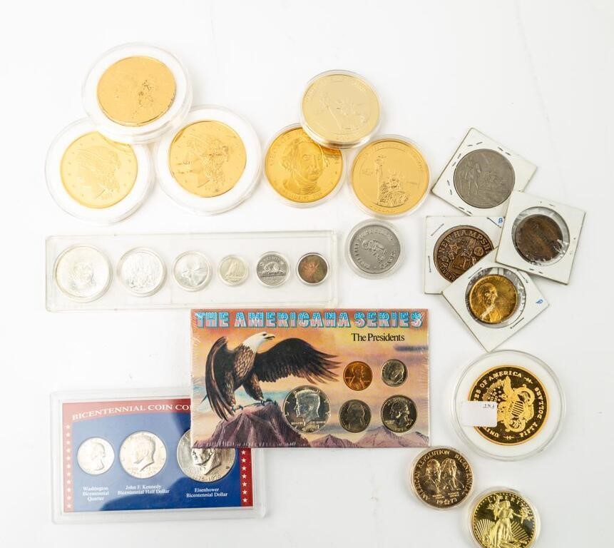 Coin Assorted Canadian & World Coins and Tokens