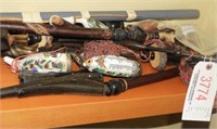 Large selection of vintage German smoking pipes