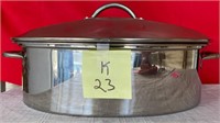 K - CHEFMATE ROASTING PAN W/ LID (K23)
