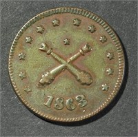 1863 CIVIL WAR TOKEN