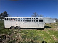 24 ft. 1994 Softouch cattle trailer