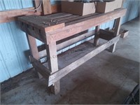 Workbench 24 in x 6 ft approximate