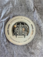 University of Illinois Souvenir Plate